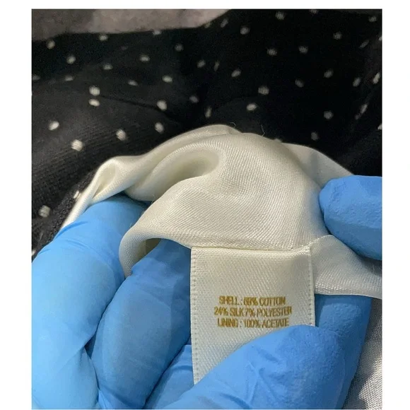 Kate Spade Black and White Polka Dot Knee Length Skirt - Picture 5 of 5